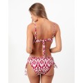 BIKINI TOP TRIBAL SPIRIT D - BURDEOS - 40