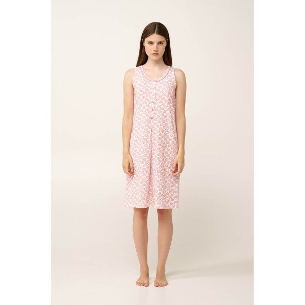 ΝΥΧΤΙΚΟ 100% ΒΑΜΒΑΚΙ - PINK GLOW - L