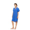 DRESS BUTTONED SUMMER NIGHTS - S - Indigo Blue